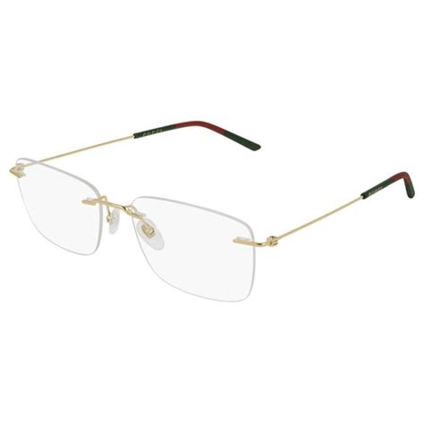 gucci gg 0399o 002|Gucci GG0399O Rectangle Glasses .